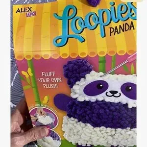 alex diy | Toys | Alex Diy Loopies Panda Plush Kids Craft Kitnew Wear ...